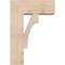 Ekena Millwork Westlake Block Smooth Bracket w/ Offset Brace, Douglas Fir, 7 1/2"W x 18"D x 26"H BKT0806X18X26WTL05SDF - alternate 3